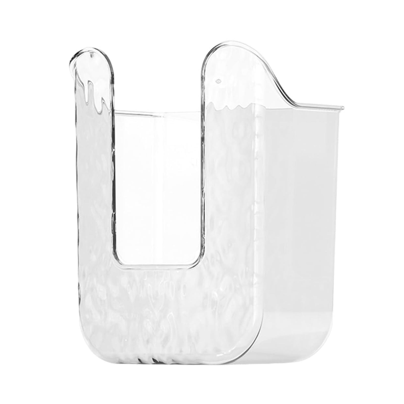 Clear Wipes Dispenser,Wall-Mounted Paper Storage Box, Self-Adhesive Waterproof Suction Cup Transparent Tissue Organiser Holder for Bathroom,Kitchen Accessories