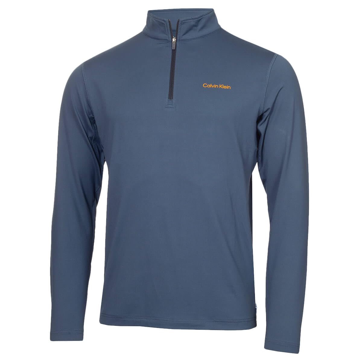 Calvin Klein Men's Engine Blue Newport Half Zip Sweater - S