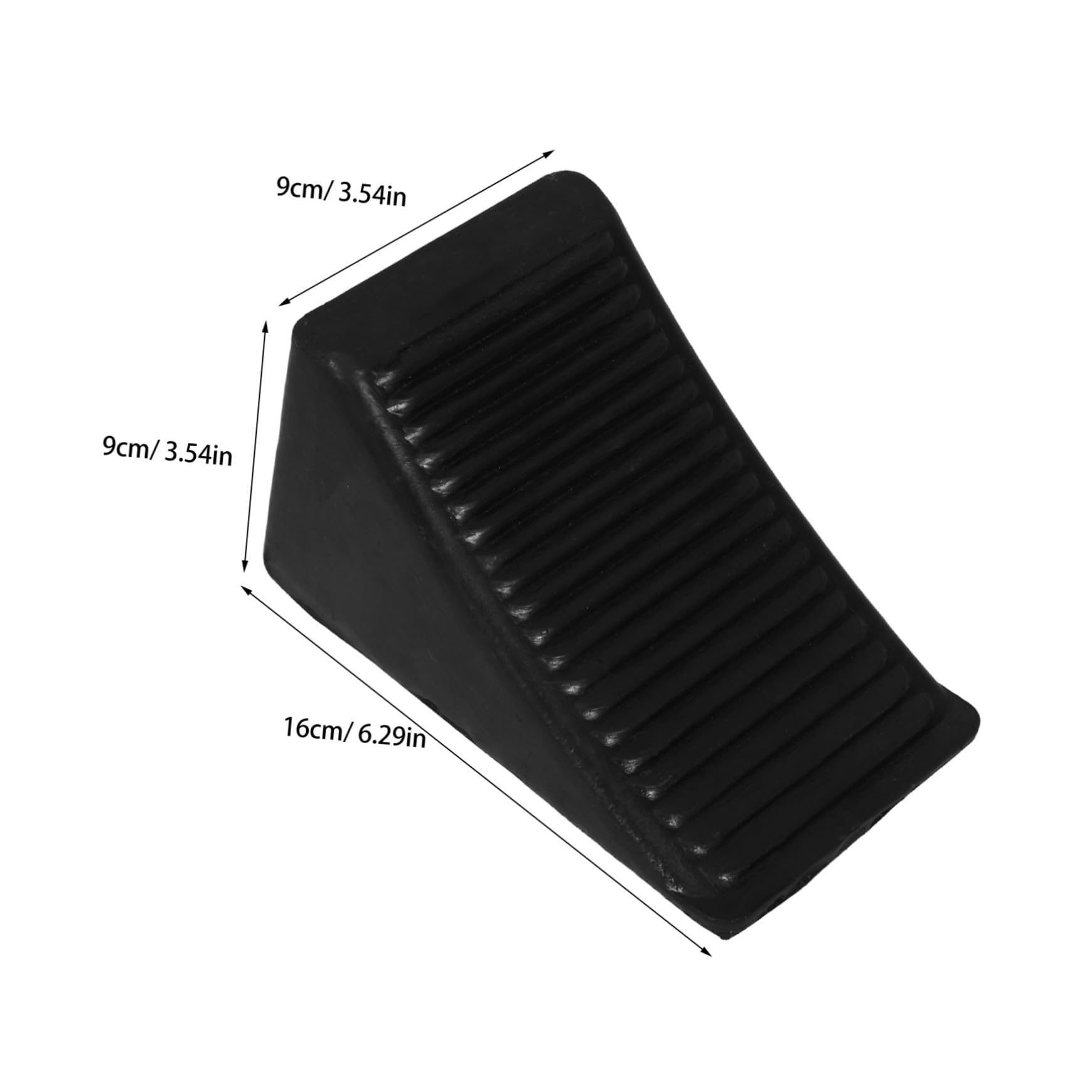 Healvian 2 calzos para Ruedas: Calzos de Goma para Ruedas de Coche con Anillo – Tope de estacionamiento para vehículos, Camiones y remolques.