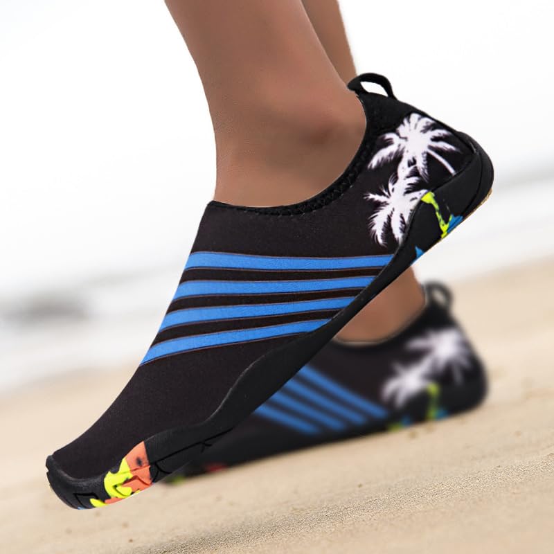 Men Women Water Swim Shoes Quick-Dry Aqua Socks Barefoot for Beach Sport Surf