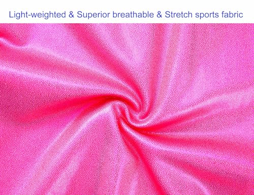 Image of Domusgo Gymnastics Leotards for Girls Sparkly One Piece Biketard Size 1-10Y