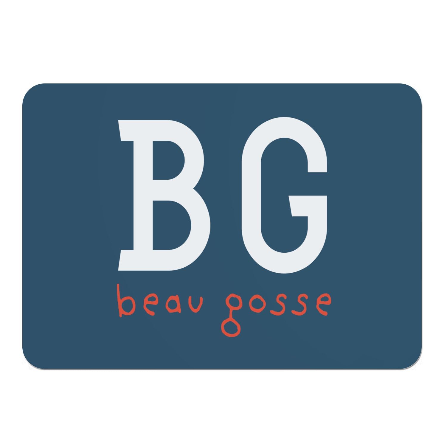Sets de table bleu BG anti-rayures et anti-chaleur avec dessous liège