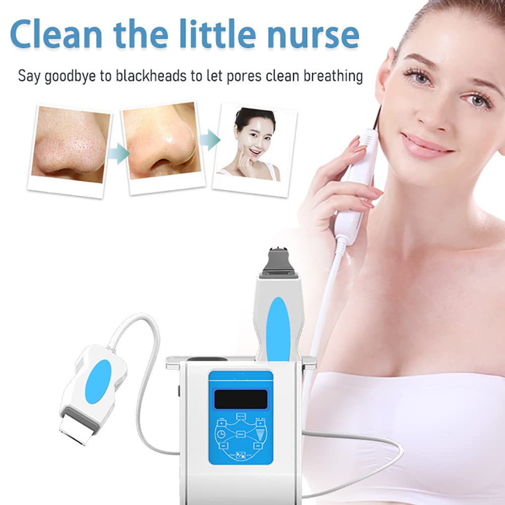 Peeling do skóry twarzy, maszyna do usuwania zaskórników z 2 głowicami, urządzenie czyszczące do pielęgnacji twarzy, do usuwania worków pod oczami, zaskórników, martwego naskórka i głębokiego