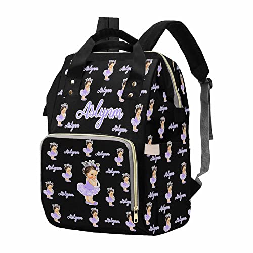 M YESCUSTOM Baby Bag Backpack with Multi Name Personalized Diaper Bag Custom Women Mom Travel Backpack Custom Mommy Backpack
