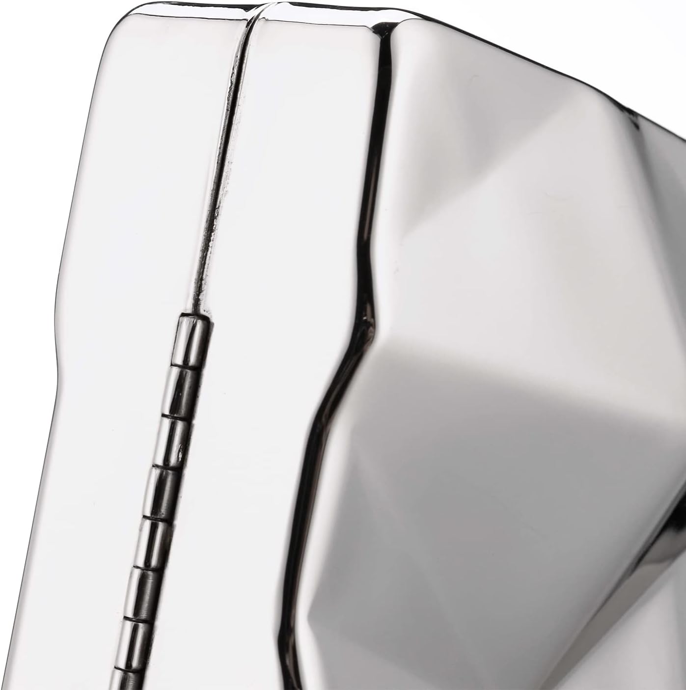 YYW Women Geometric Lattice Pattern Metal Evening Bag Party Wedding Bridal Prom Purse Crossbody Bag with Chain - Image 9