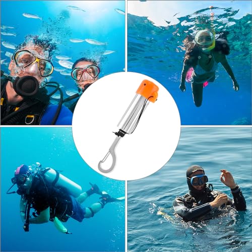 Coctelera subacuática QWORK con clip para evitar pérdidas 7