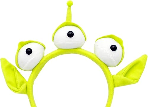 Miniatura 9 de Leziazany Alien Headband Toy Stretchy Plush Eyeball Headband Three Eye Plush Alien Monster Headband for easter party cosplay