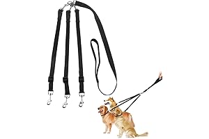 ASOCEA Tangle-Free Triple Dog Leash