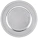 Round Charger Beaded Dinner Plates, Silver 13 inch, Set of 1,2,4,6, or 12 (4)