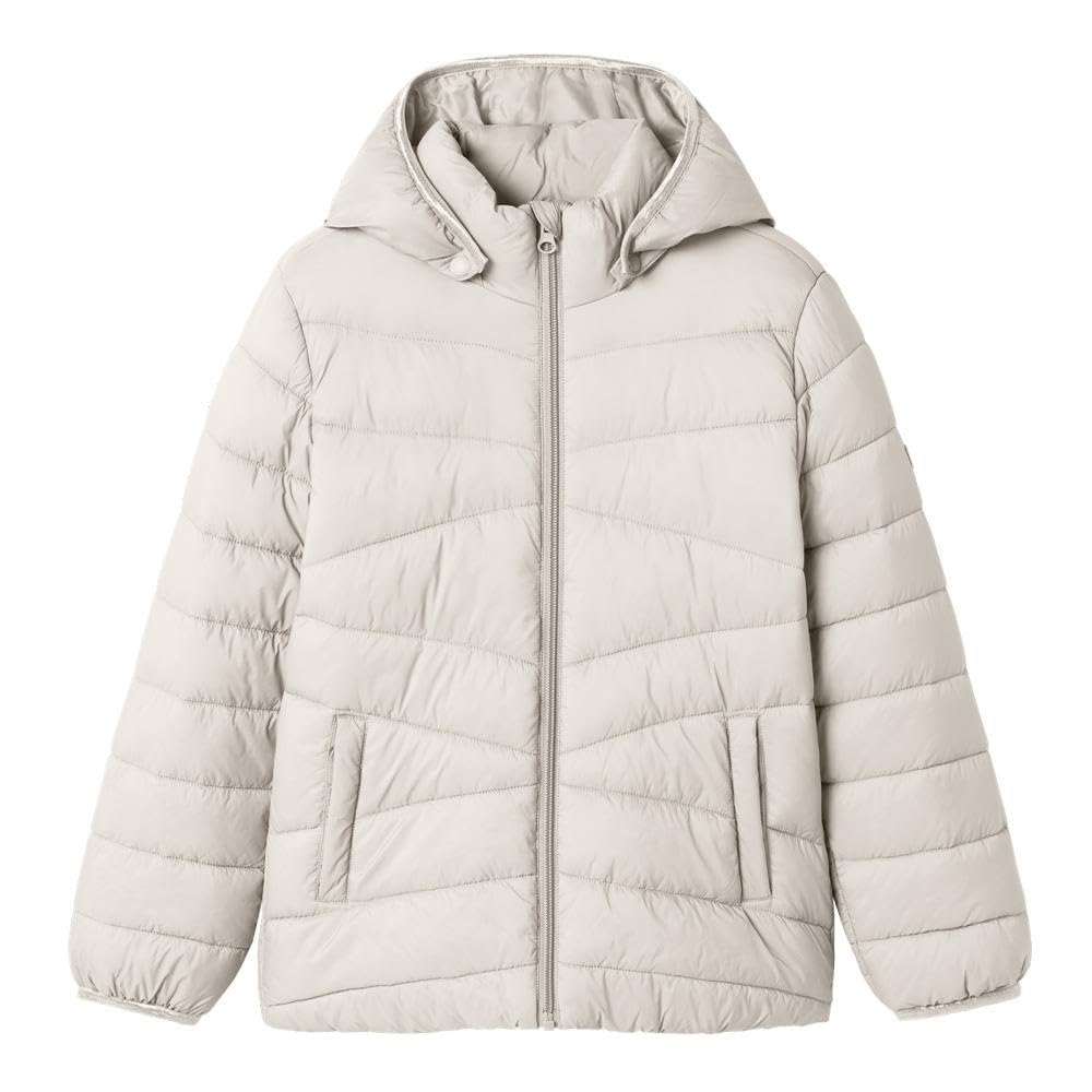 NAME IT Daunenjacke, Weiß, für Mädchen, marble