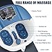 Foot Spa Bath Massager with Heat Bubbles, Shiatsu Massage Rollers, Time & Temperature Control, Digital panel, Large Size for Soaking Feet, Soothe and Relieve Feet Muscle Pain