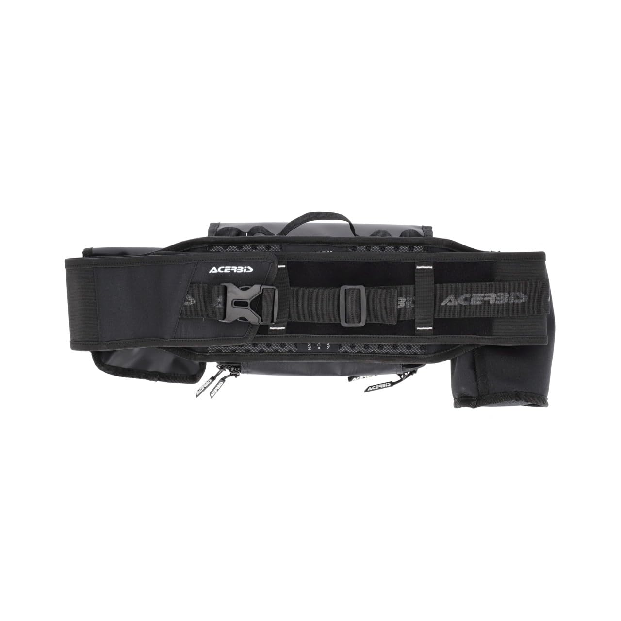 ACERBIS Impact Logo Marsupio Motocross Enduro Offorad, Nero/Bianco e Nero/Grigio, 5 Litri, 95% Poliestere 2% PVC 3% Altri, Chiusura con Fibbia, Fascia Elastica Doppia