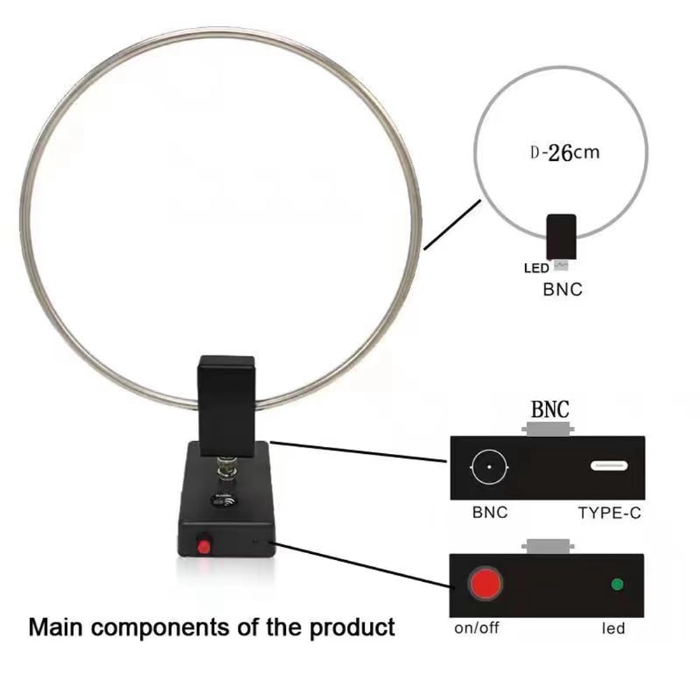 1 juego de antena de corta GA-800 con diseño portátil para radios