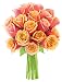 Mandarin Orange Roses (Dozen and a Half) - Without Vase