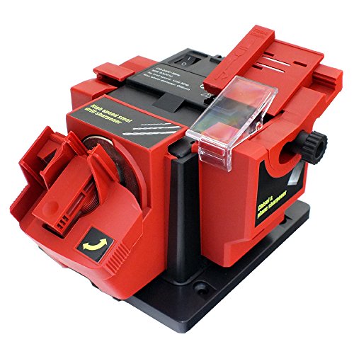 Voche 96W Electric Multi Purpose Bench Mountable Drill Bit, Knife, Scissor and Chisel Sharpener