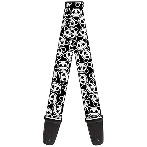 Buckle-down Sangle de guitare – diffuse Panda Ours Cartoon2 Noir/blanc – 5,1 cm de large – 29–137,2 cm de long - Les Beatles, Paul McCartney, John Lennon, RIngo Starr, George Harrison Buckle-down Sangle de guitare – diffuse Panda Ours Cartoon2 Noir/blanc – 5,1 cm de large – 29–137,2 cm de long