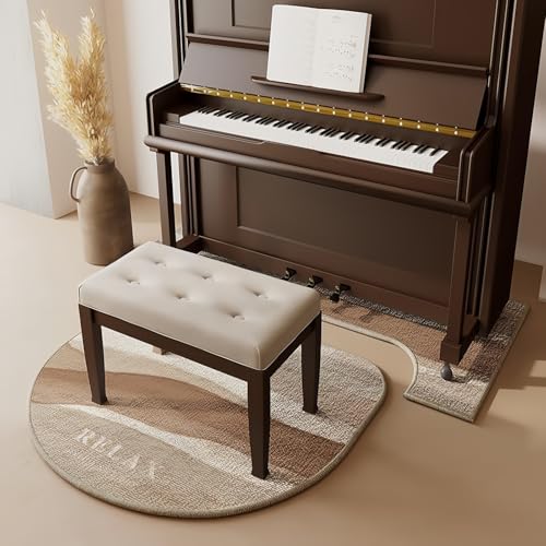Nizzvlo アップライト/グランドピアノ・電子ドラム用 防音ラグ・防音マット 防振滑り止め 床保護 吸音カーペット ドラムマット バスドラム対応 楽器用 マンション向け 賃貸OK 凹型 70×160cm (凹型70*160cm,B)