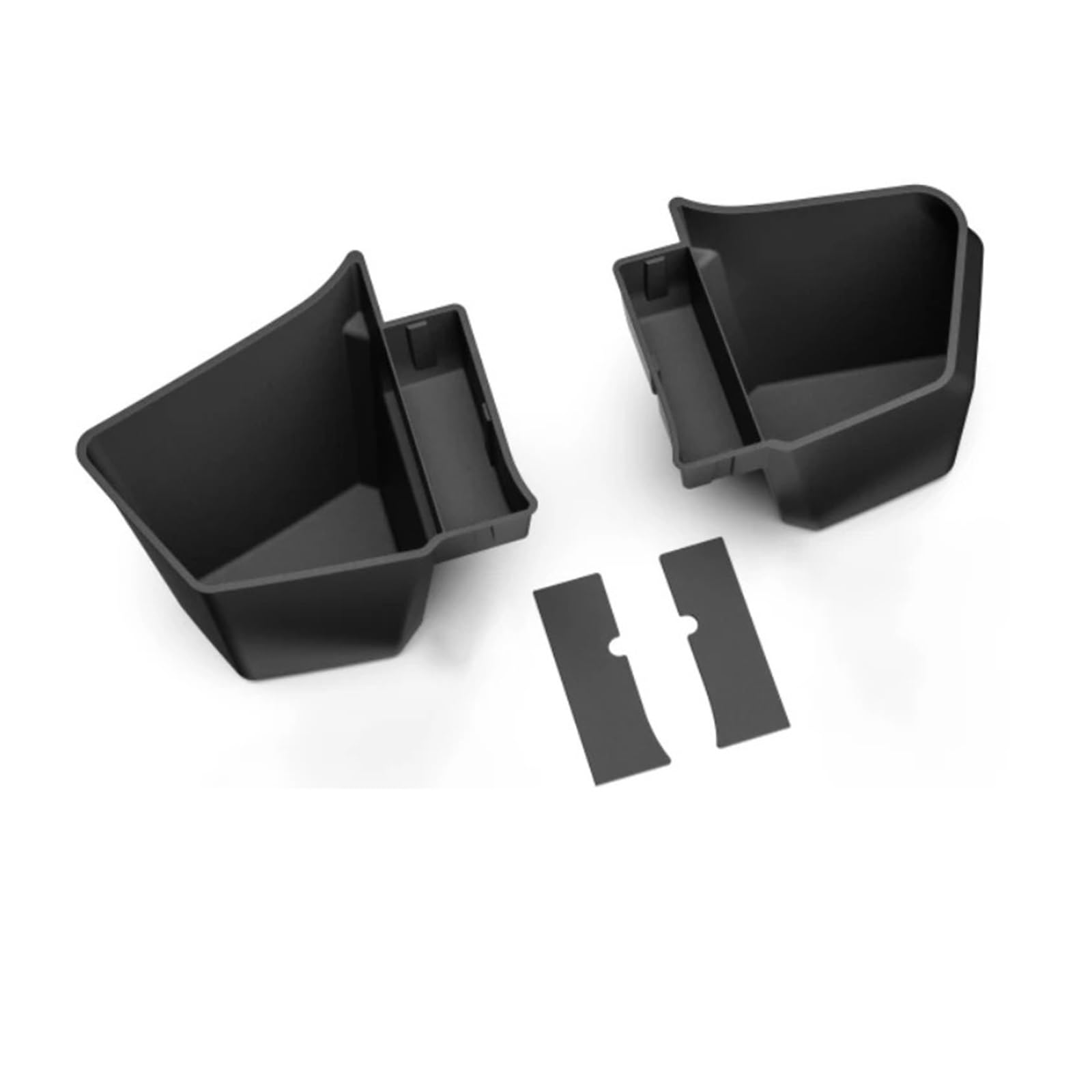 Lhdktee Cargo Cover For Tesla For Model Y For Juniper 2025+ TPE Trunk Side Storage Box Cover Plate Organizer Refit Accessorys Rear Trunk Parcel Shelf(Small lid bucket)