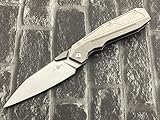 TwoSun Folding Knife With 14C28N Blade TC4 Titanium Handle Camping Pocket Knife TS452-14C28N