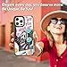 Rosarnnah Compatible for iPhone 13 Pro Max Case Cute Aesthetic - Durable Shockproof 6.6 ft Drop Impact Phone Case Cover with Funny Fashion Skeleton 6.7