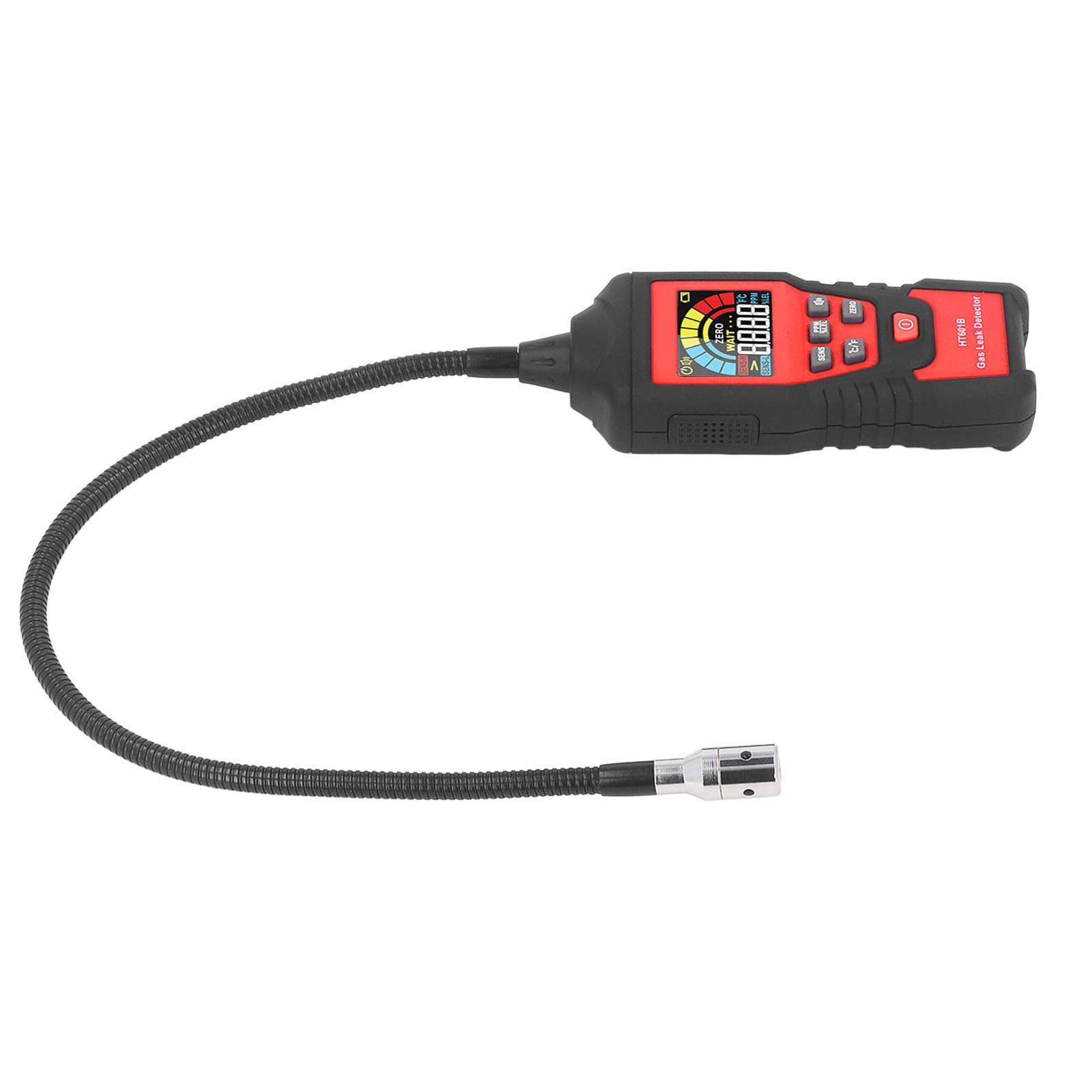 Probador de Fugas de Gas Combustible, Detector de Gas Detector de Fugas de Gas con Pantalla Digital LCD Medidor de Monóxido de Carbono Portátil para el Hogar, Detectores de Gas y