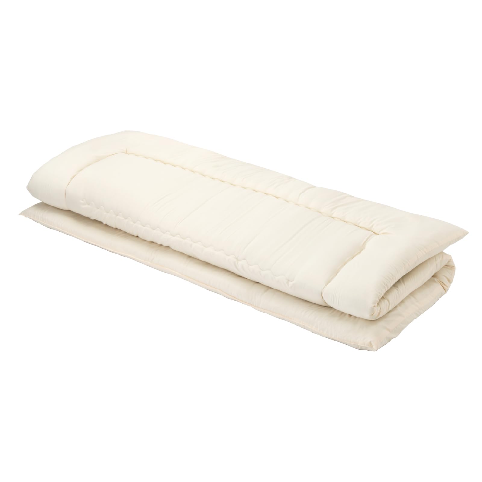 MORIRIN Japanese Futon Floor Mattress, Firm Cotton-Filled SHIKIBUTON, Made in Japan, King
