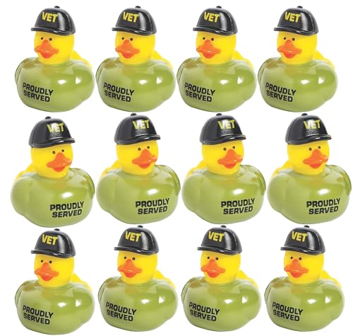 AMERICAN WIT Cool Army Military Rubber Ducks (2