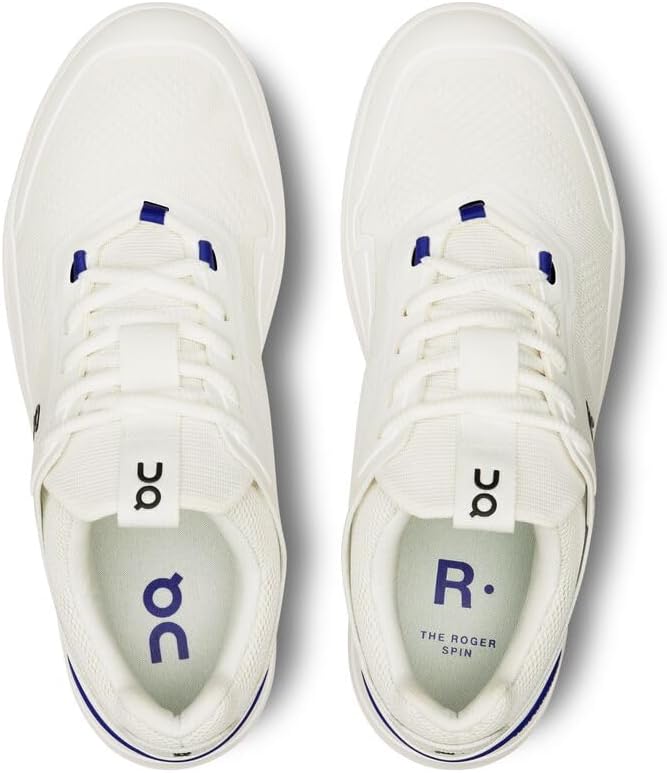 On Women's The Roger Spin 2 Sneaker, White/Indigo, 5