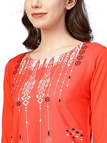 Image of Vaamsi Women's Crepe Regular Kurta
