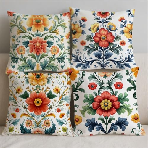 Housse coussin 80x80cm en lin texturé avec impression double face turquoise stone de luxe - 3