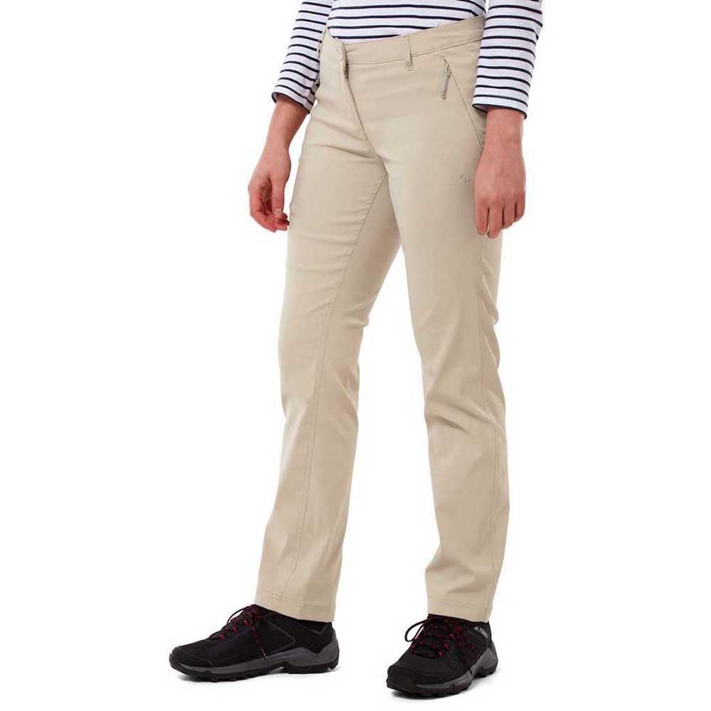 Craghoppers Women's Kiwi Pro TRS Hiking Pants, Desert Sand, 20 Long Leg