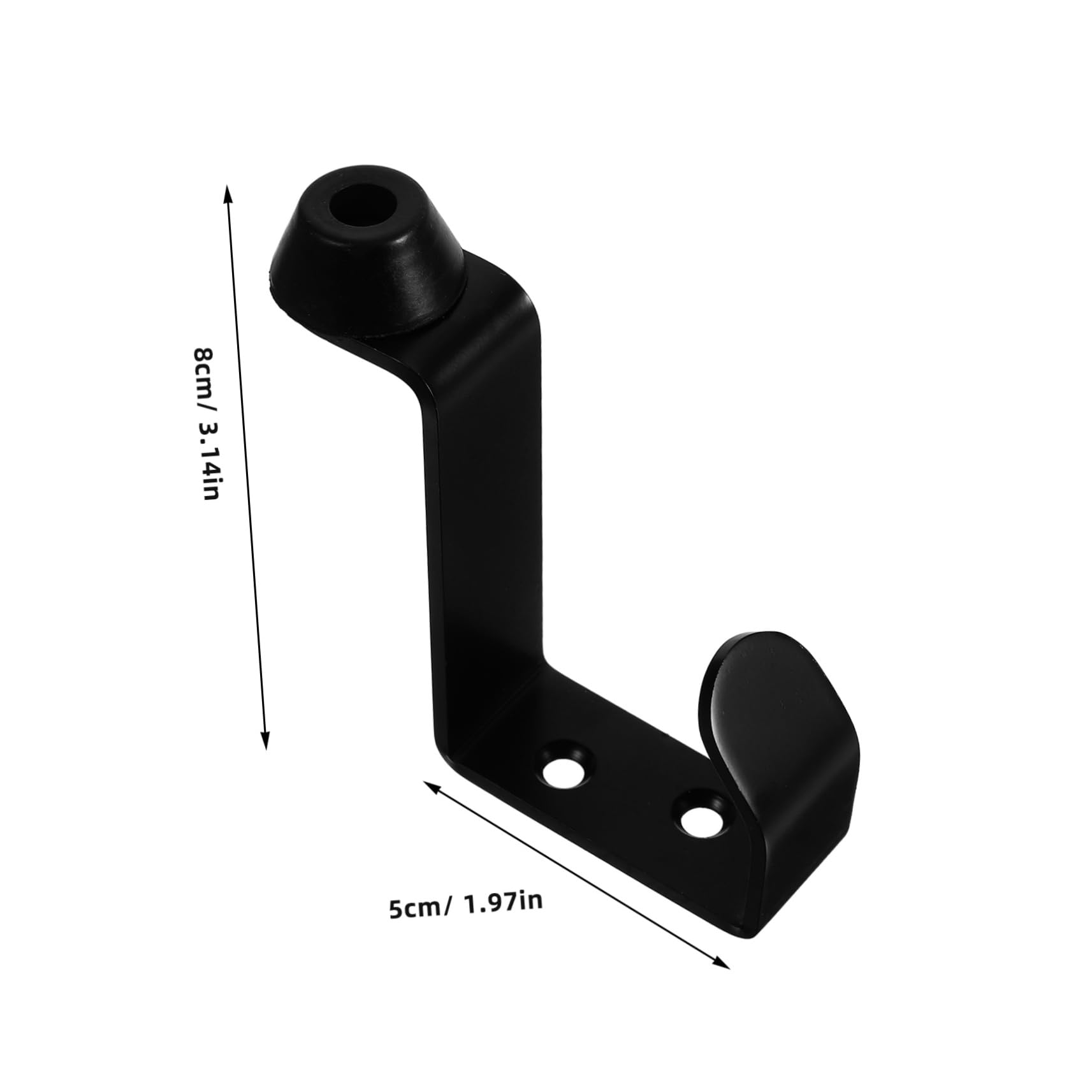 ARTIBETTER Over The Door Hooks for Bathroom Stainless Steel Towel Hanger with Protective Bumper Elegant Minimalist Design for Hanging Clothes Bags Towels and More