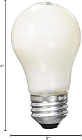 Vista 2 de GE Lighting - Bombilla blanca suave A15 de 15 vatios (paquete de 8)