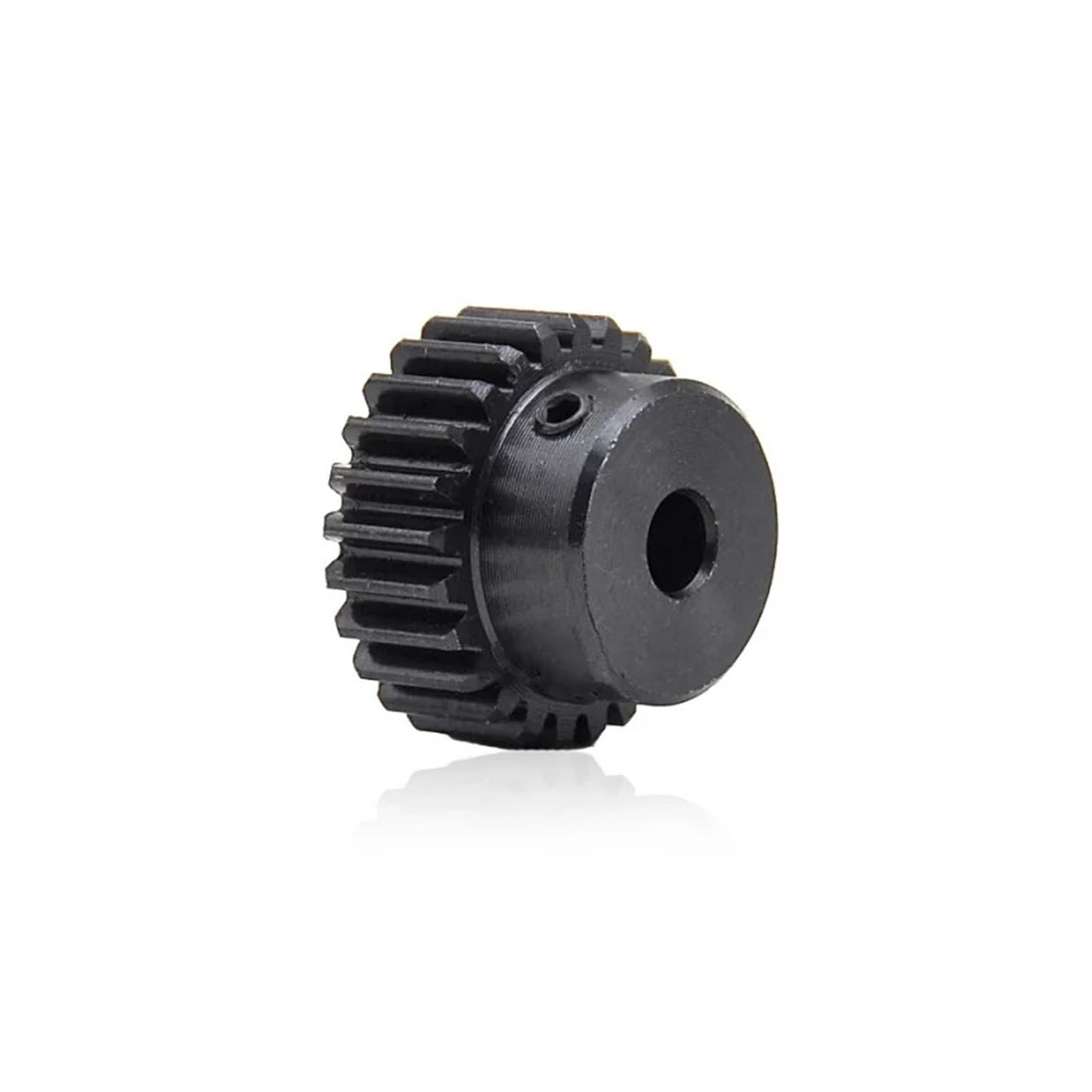 Engrenage de transmission en acier 45#, 1 mod., 1M, 15/16/17/18/20/24/25/30/35 T, pignon convexe avec alésage étagé de 4 à 15 mm(6.35mm,20 Teeth-2pcs)