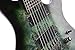 Cort KX Series 507 Multi-Scale 7-String Electric Guitar, Star Dust Green