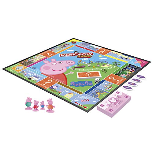Monopoly Junior: Peppa Pig Edition, Brettspiel für 2 – 4 Spieler, Indoorspiel für Kinder ab 5 Jahren – Bild 5