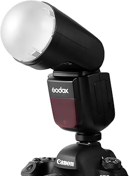 AK-R11 Dome Diffuser for V1 Pro V1 Mid V1 Flash, AD100Pro, Such as V1-S/V1-C/V1-N/V1-F/V1Pro-C/V1Pro-S/V1Pro-N/V1Pro-F/V1Pro-O, Use with Godox H200R Compatible for AD200 AD200 Pro II