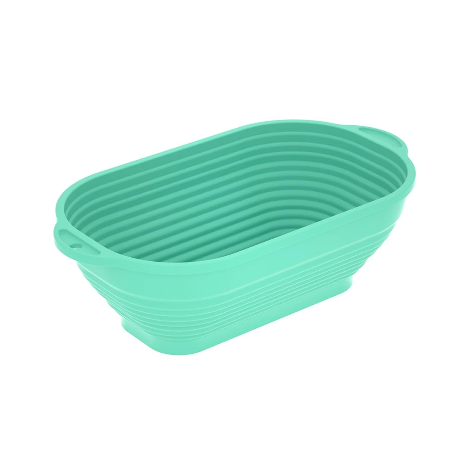 Baking Dessert Dough Collapsible Storage Fermentation For Bread(Light green,Rectangle)