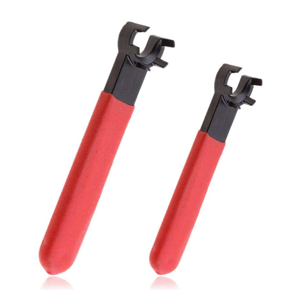 Mesee 2 Pieces Collet Chuck Wrench Spanner, ER16 ER20 M Type Collet Chuck Wrench CNC Milling Machine Lathe Chuck Holder Tools for Clamping ER16M / ER20M Nut and Screw