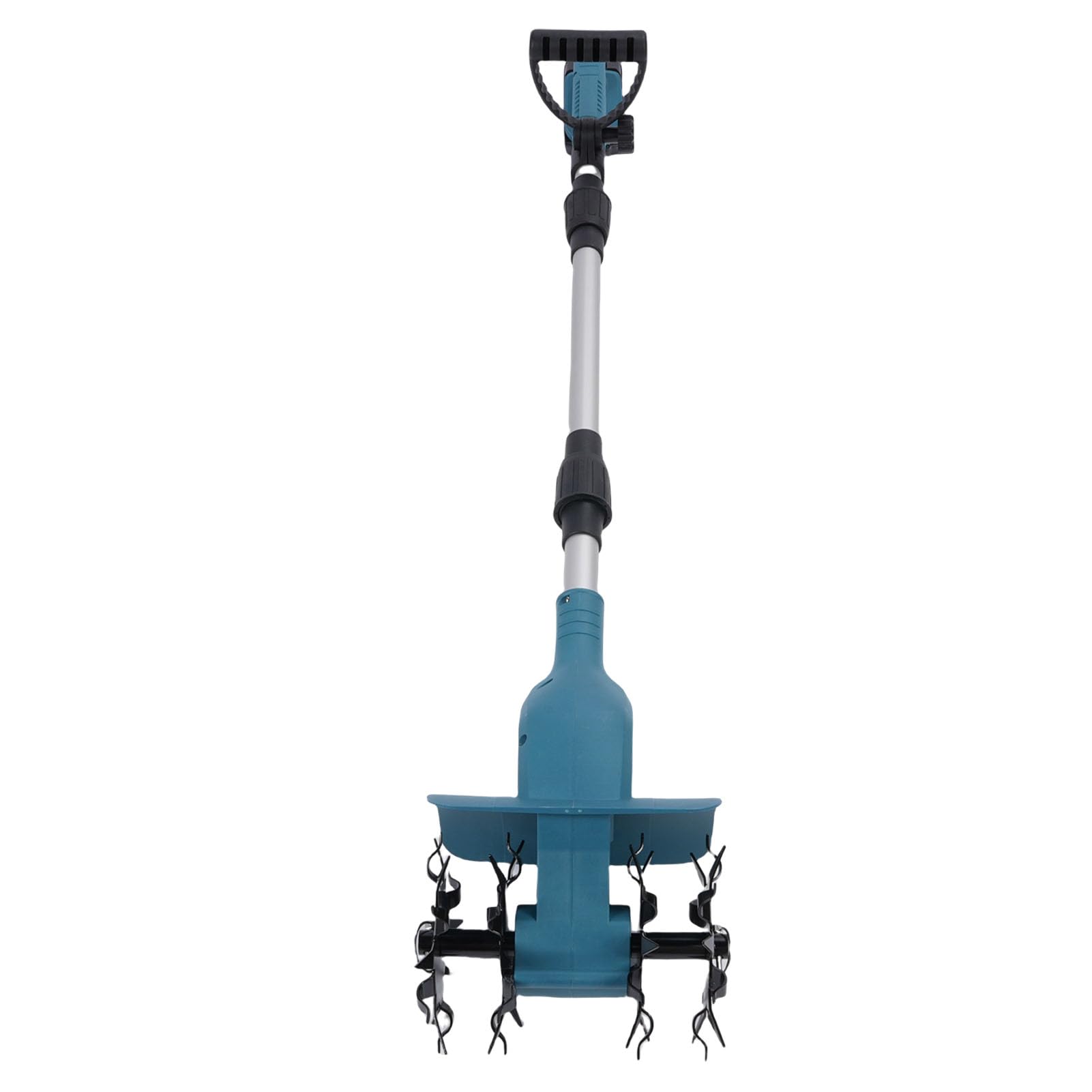 Motozappa senza fili 3 sezioni Coltivatore elettrico pieghevole con display digitale per giardinaggio Coltivazione del terreno Motozappa portatile portatile per uso quotidiano in