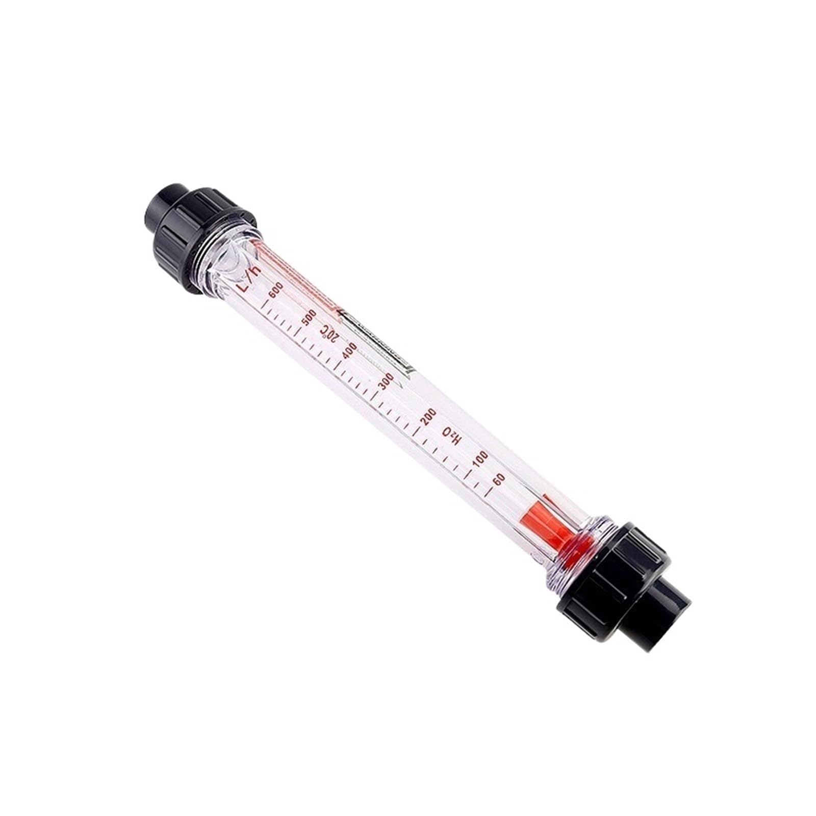 Medidor de flujo de tubo de plástico, rotámetro for tratamiento de agua, medidor de flujo de tubería for líquido, rotámetro 100~1000L/H (m3/h)