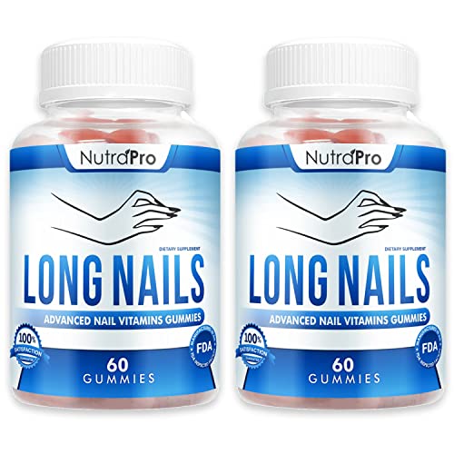 Nail Growth Vitamins for Stronger Nail - No More Chipped Nails.Nail Strengthener and Growth Supplement Gummies â Grow Strong Long Nails with Biotin and Collagen Gummies.