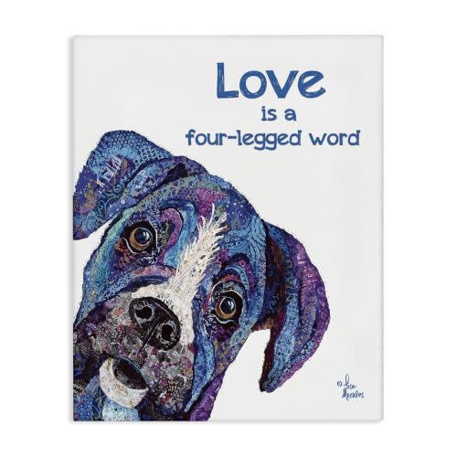 Image of Stupell Industries Four Legged Word Pet, 24 x 30 Inch Canvas Wall Art