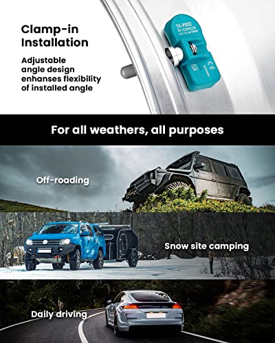 Moresensor Signature Series 433Mhz Tpms Tire Pressure Sensor | Preprogrammed For Select 30+ American Brand Models | Replacement For 56029359Ab | Clamp-In | Nx-S045 #TOP3