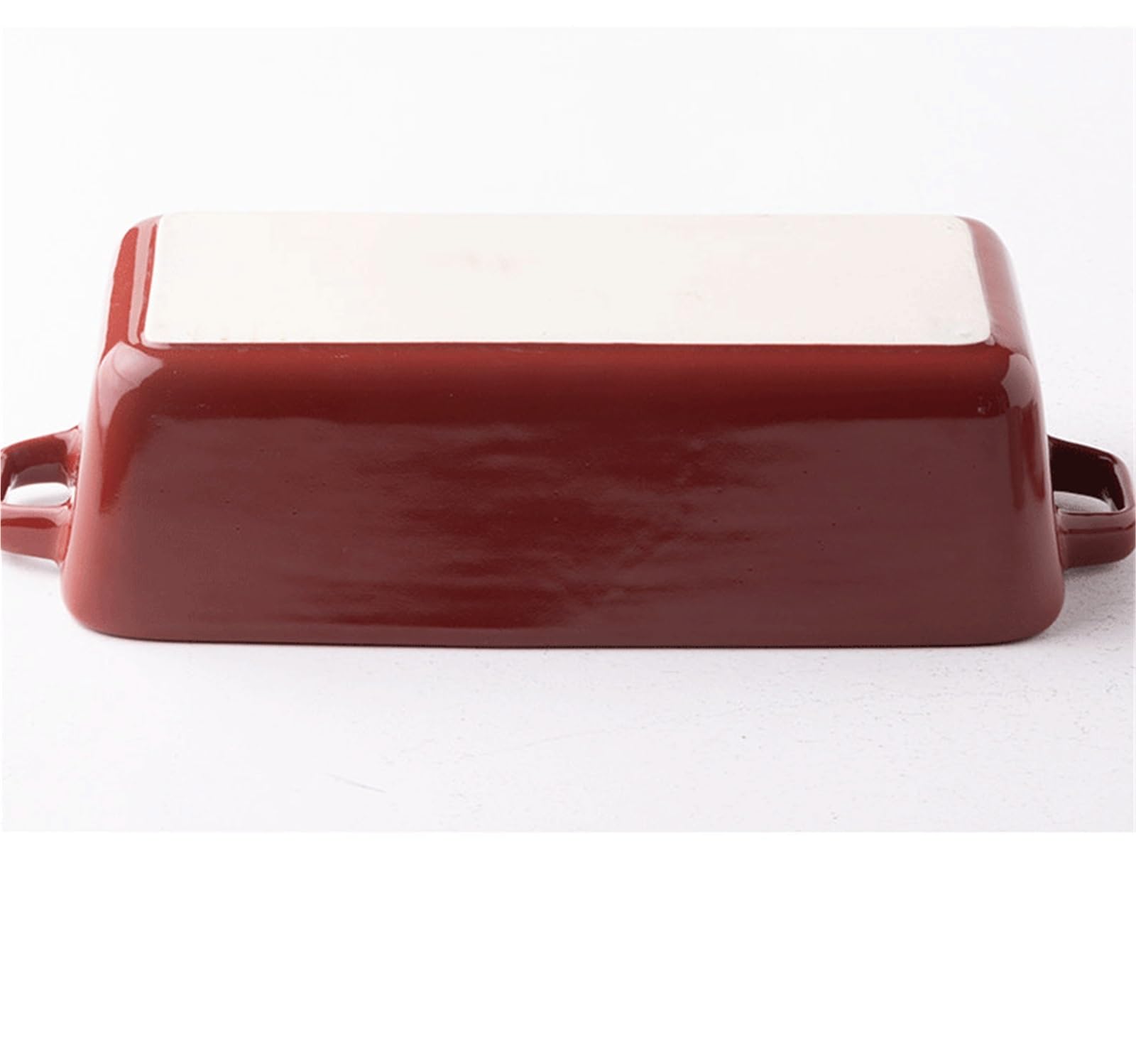 Plat Four Red Rectangular Double Handled Baking Dish Plat Gratin