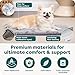 FurHaven ThermaNAP Self Warming Cat Mat, Dog Bed for Crates with Self-Warming Technology for Cozy Rest, Fully Machine Washable, Small, Plush Faux Fur, Espresso