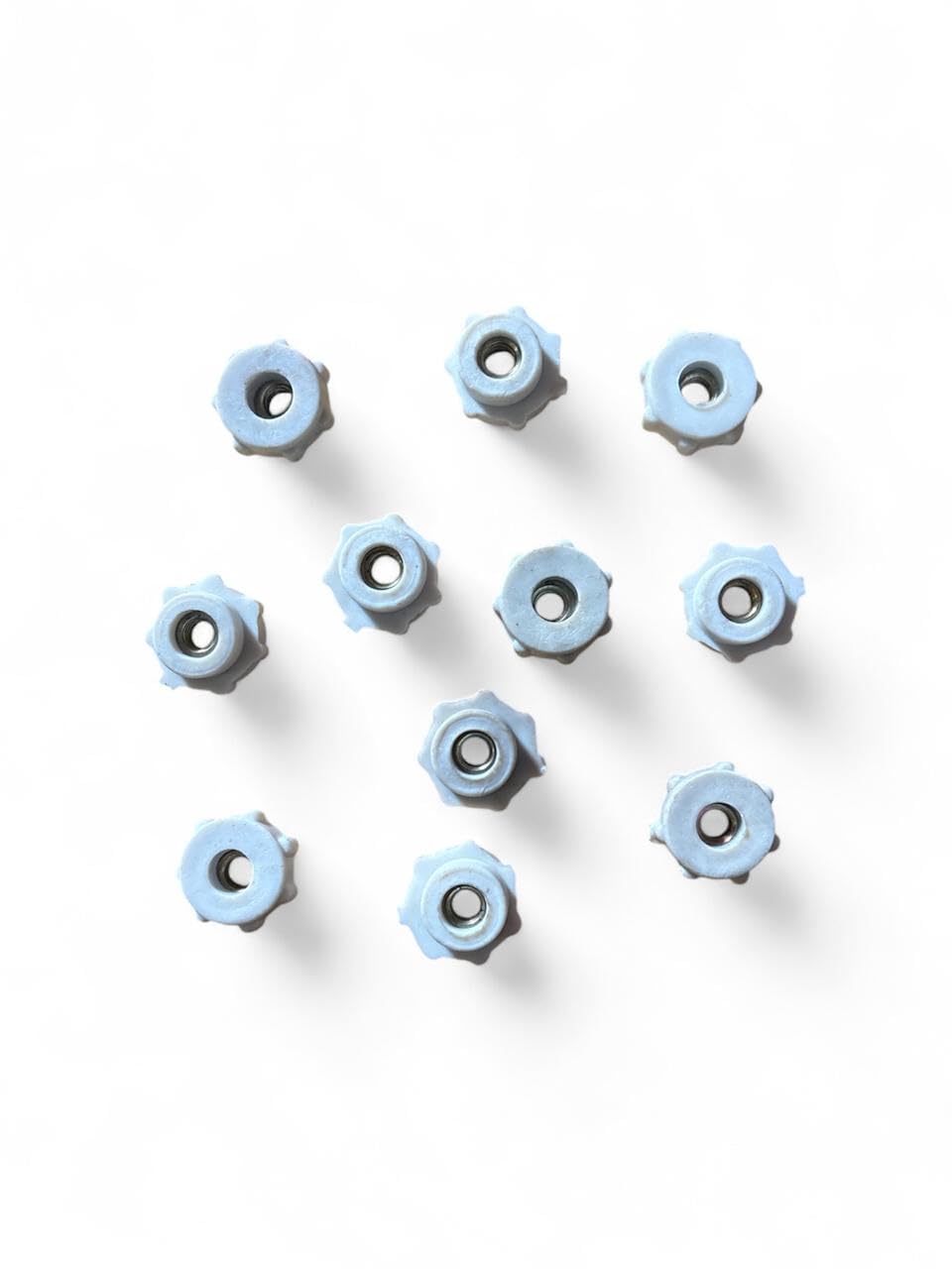 Cricket Helmet Side Nuts, Universal Fit, Sutable for All Cricket Helmets Grill Off White