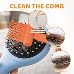 3PCS Hair Brush Cleaner Tool, Comb Cleaner, Hair Brush Cleaning Tool Suitable for Salon Professionals and Pet Enthusiasts - Image 4