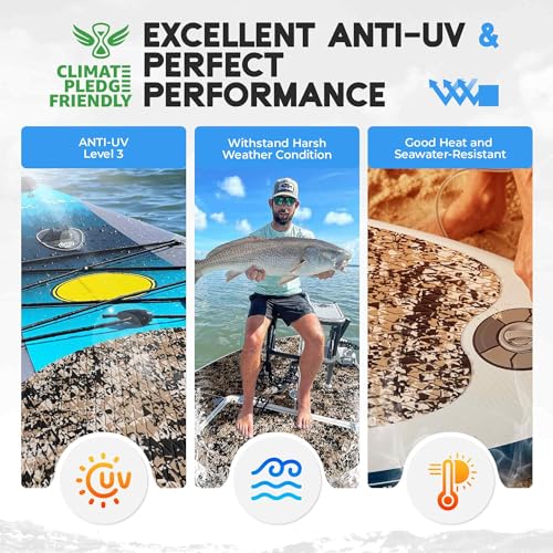 image for FOCEAN Boat Flooring EVA Foam Boat Decking Camo Marine Flooring Self-A