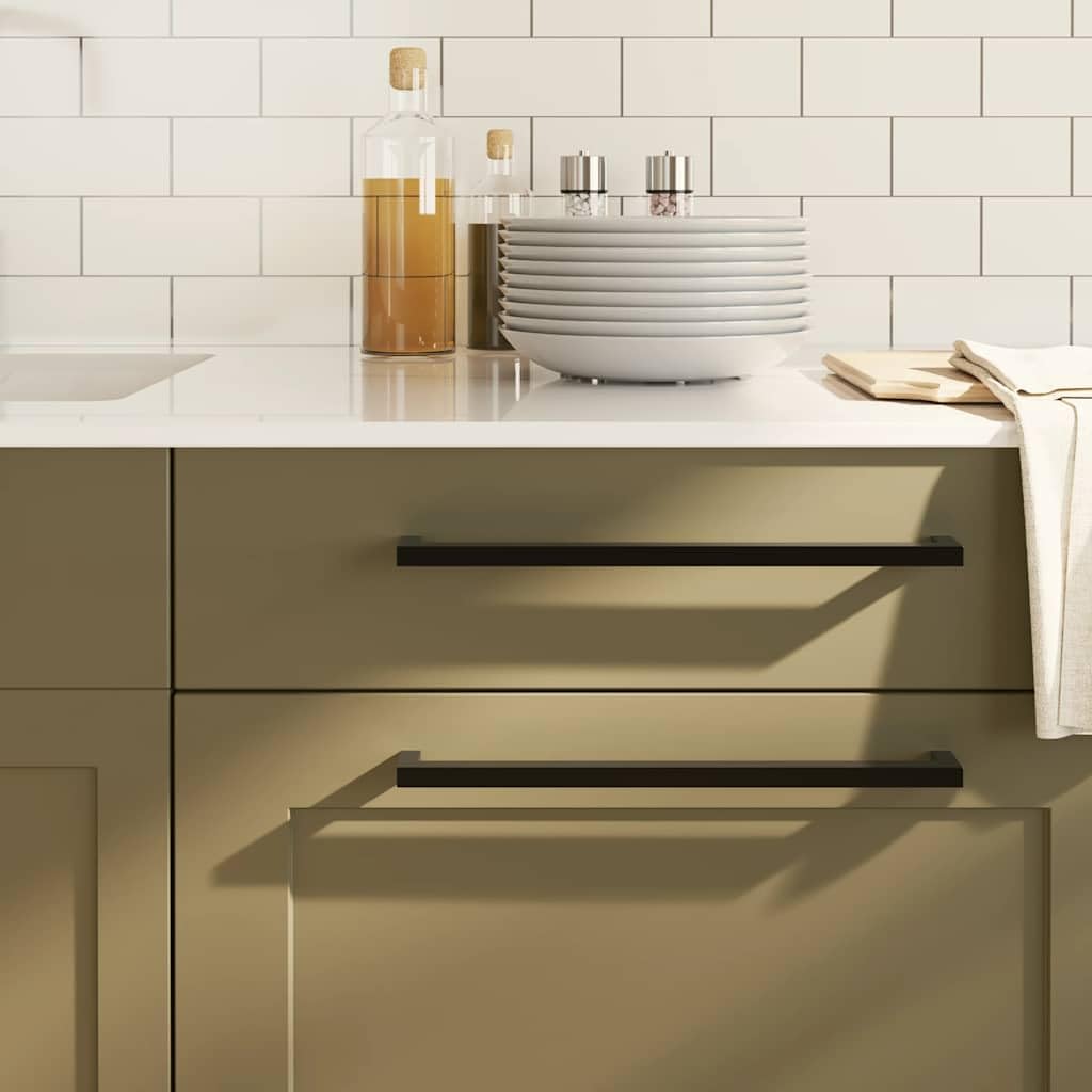 Maniglie per mobili in acciaio inox, 5 pezzi, 320 mm, per armadi, cassetti, comò, con viti ritagliabili, per cucina, bagno, soggiorno, corridoio, guardaroba